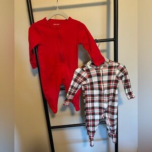 Christmas baby Footie pajamas